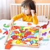 Children's 3D Animal Puzzle: Wooden Building Blocks & Stacking Toy for Early Education