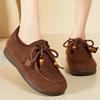 Unisex cotton shoes winter new retro Birkenstock kangaroo shoes lace-up casual shoes super hot fashion bag head loafers