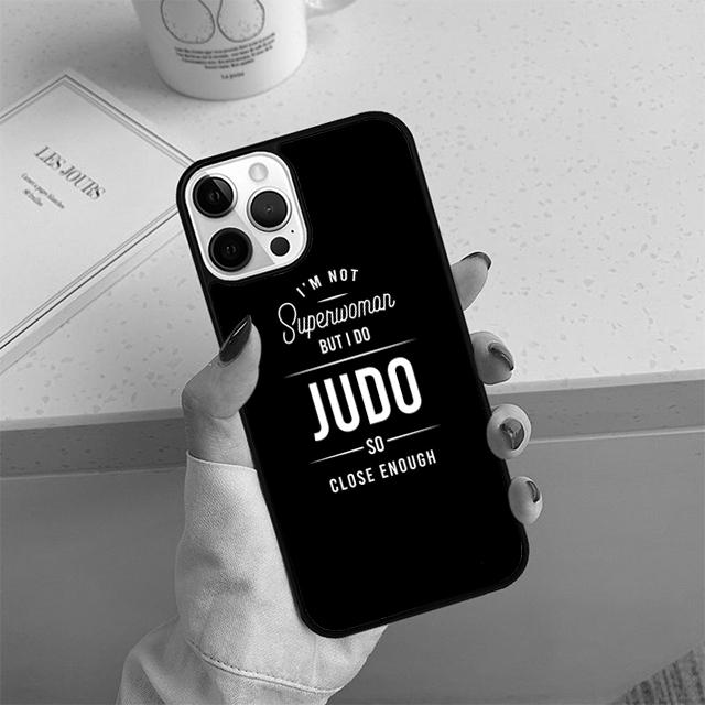 Custodia per Telefono Judo Marziale Giapponese Per iPhone 17 Air 14 15 16 13 12 Cover Per Apple 14 15 16 Pro Max Plus Coque