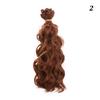 1/6 1/4 1/3 Fashion Small Tresses High-Temperature Screw Periwig Curly Wigs Diy Doll Hair Accessory Doll Toupee Kid Plaything Present