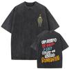 Washed Vintage Rapper Bad Bunny Un Verano Sin Ti Album Graphic Tshirt Men Women Hip Hop Fashion Pop Music T Shirts Streetwear