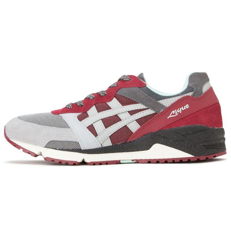 

Asics Gel-Lique Comfortable Low-Top Running Shoes Unisex sneaker Gray Red H6H1L-2696 37