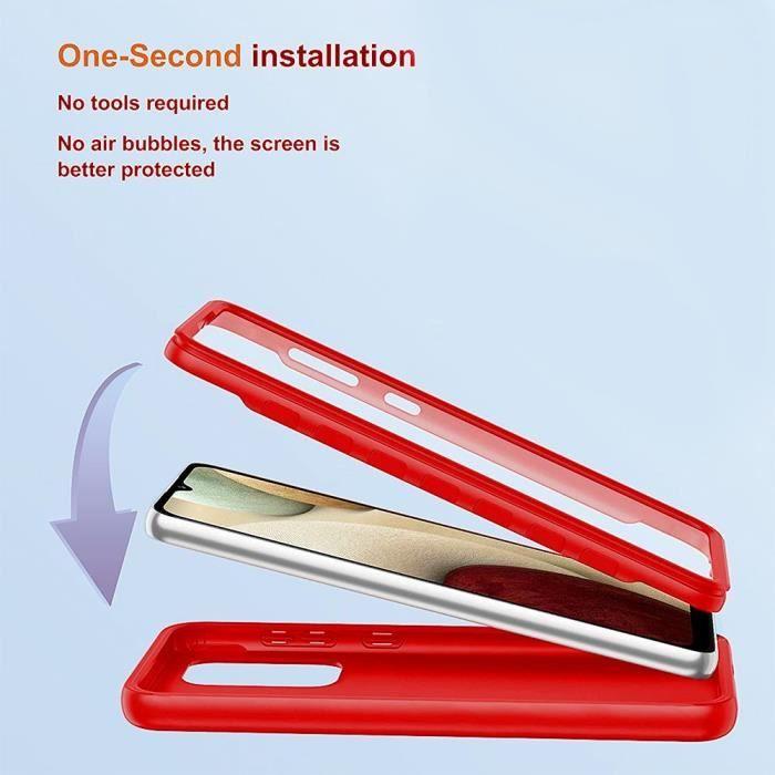 Coque de Protection - BOOLING - Samsung A22 5G - Rouge - Semi-rigide - Antichoc