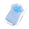 1 Pair Absorbent Pet Bath Gloves Quick Drying Dog Bath Supplies Pet Grooming Glove  Pet Grooming