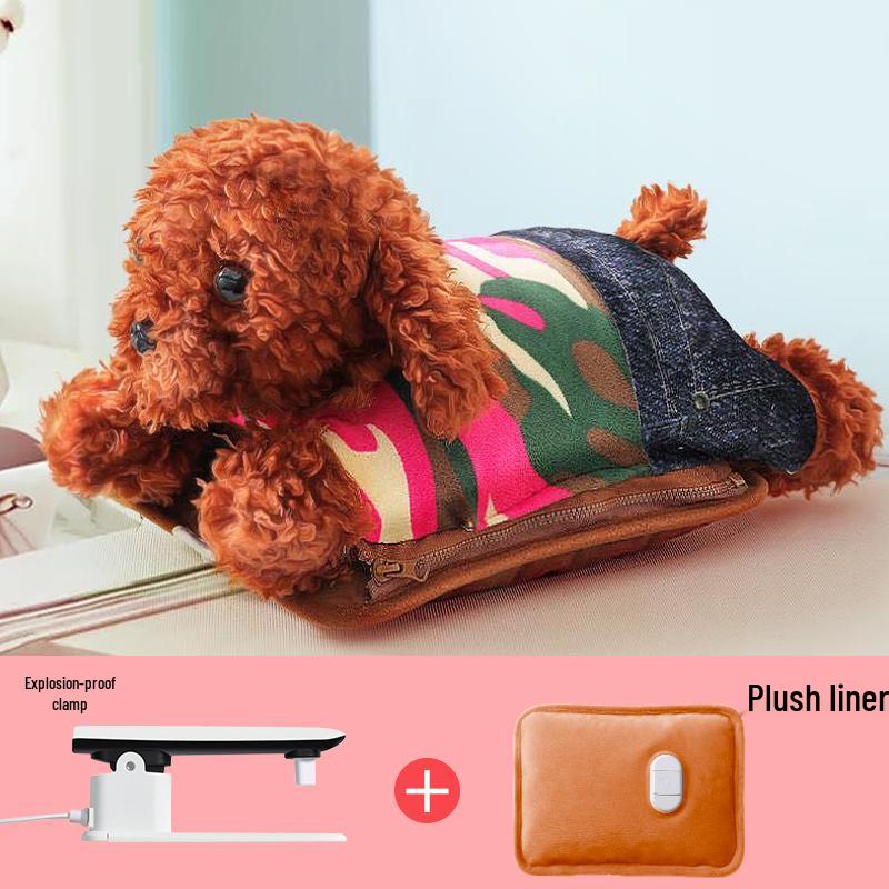 Rechargeable Explosion-Proof Electric Hand Warmer - Plush Cute Design for Women and Babies