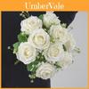 Rose Flower Bouquet Artificial Silk Wedding Decor Gift For Bridesmaids