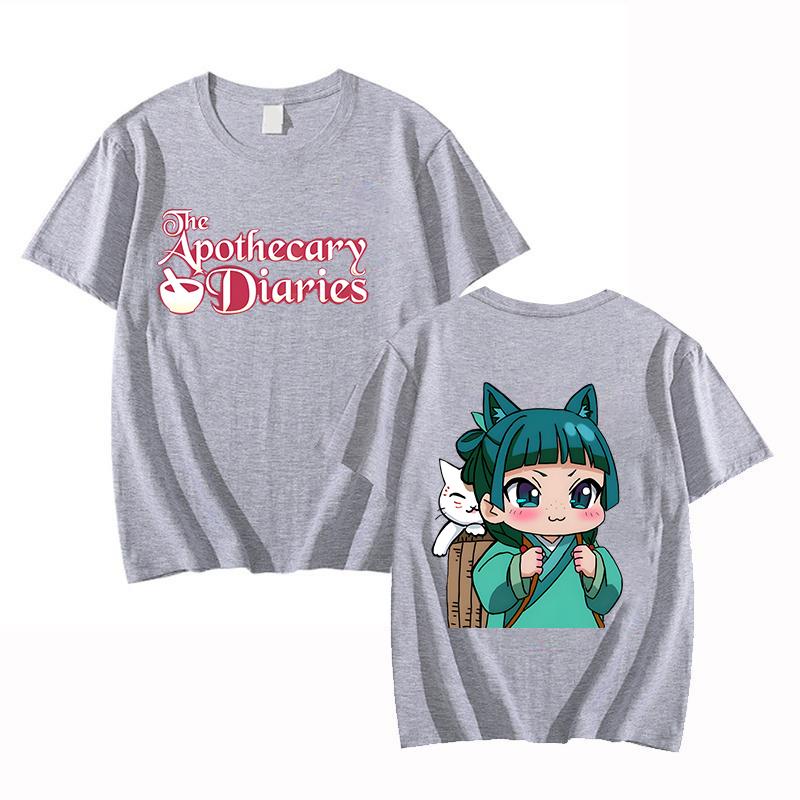 New Anime The Apothecary Diaries Printing T Shirts Women Fashion Short Sleeve T Shirt Unisex Cool Summer Casual Loose T-shirt
