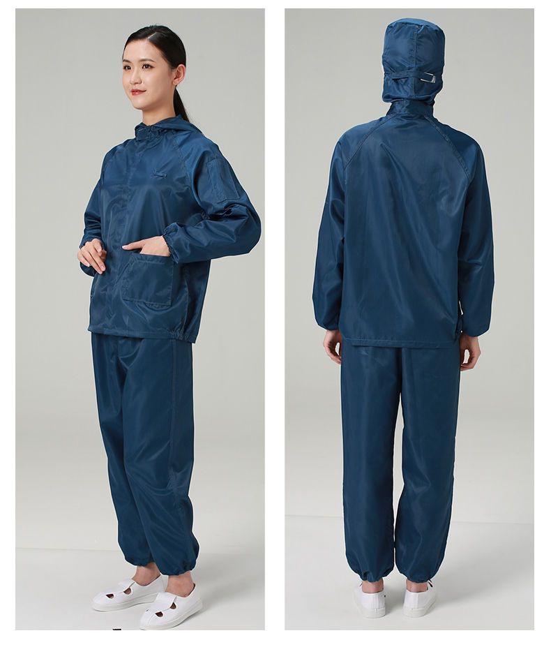 Unisex Schutzkleidung Staubdicht: Kapuzen-, Atmungsaktiv-, Antistatik-, Schmutzabweisend-, Waschbarer Spritzanzug