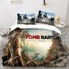 Game Tomb Raider Bedding Set Popular Sexy Laura Bedding Set Comforter Duvet Cover Pillow Case 3 Pieces Sets Kids Adult Size