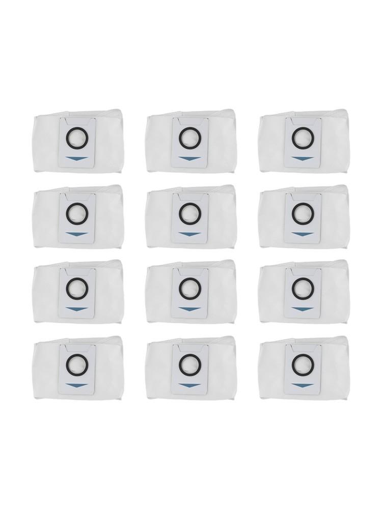 Pack of 12 Dust Bags for For Ecovacs For Deebot T20 For OMNI X1 and For TURBO