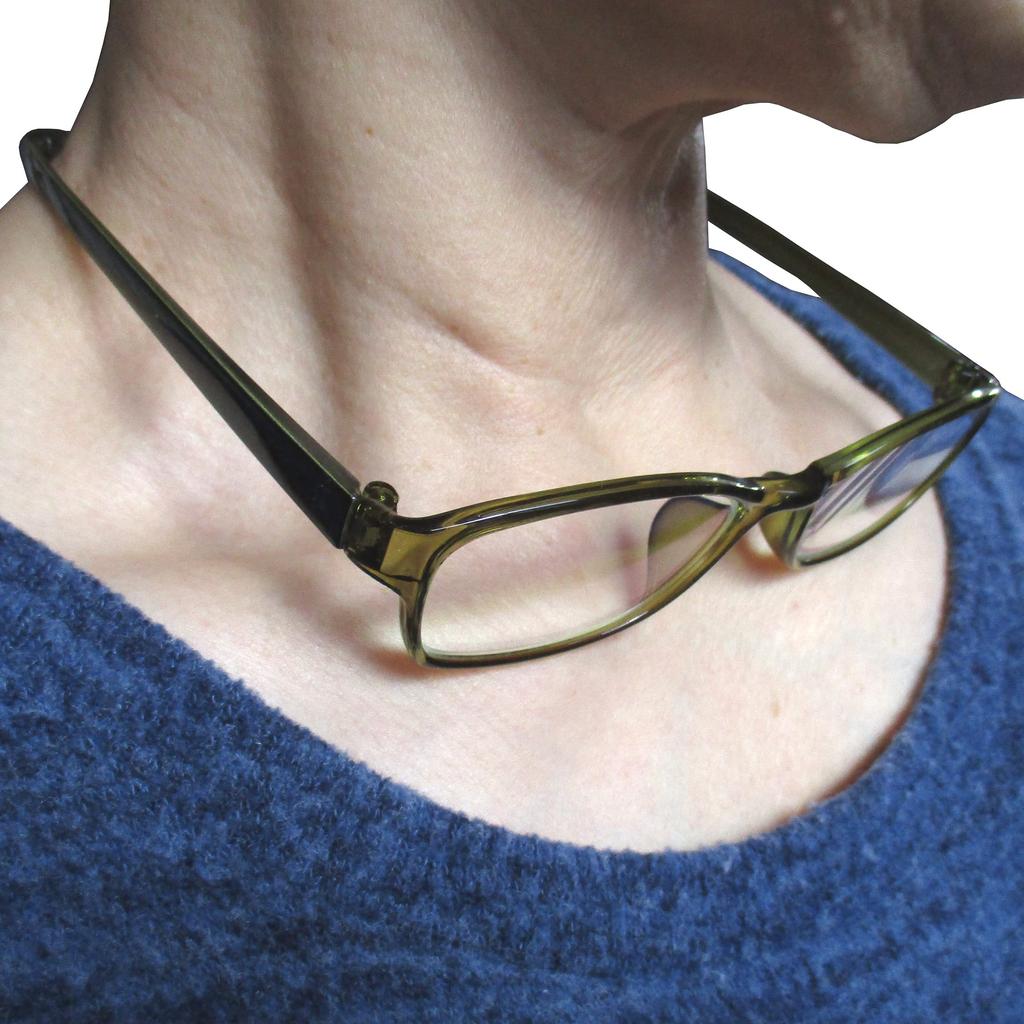 Square reading glasses that hang around the stylish senior lightweight TR90 blue light coated lenses power [CACALU] neck, glasses, material, cut,