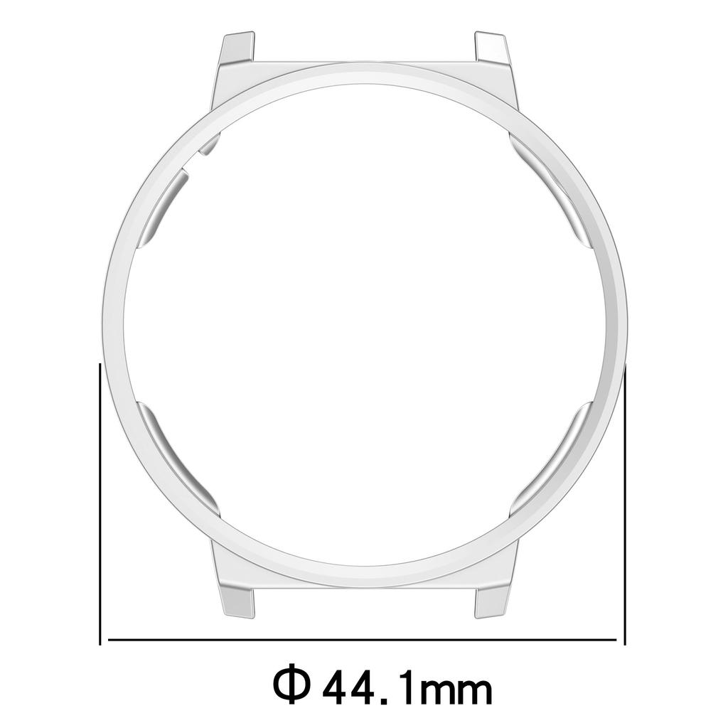For Huawei Watch GT 5 41mm Hard PC Case Half-Guard Watch Case Cover, Transparent