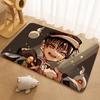 Animation Toilet-bound Hanako-kun Floor Mat Floor Mat Soft Flannel Non-Slip Door  Rug for Living Room
