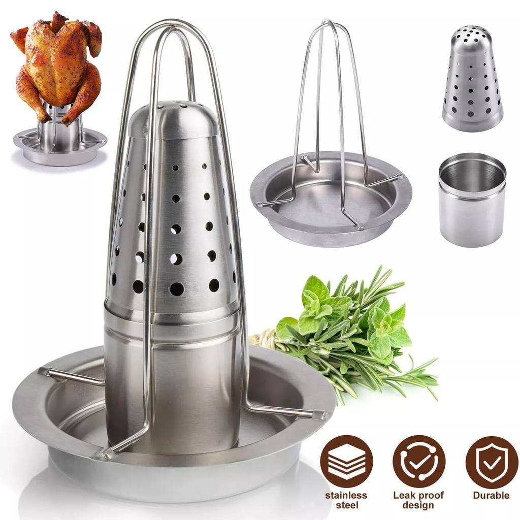 Uchwyt stojak ruszt do pieczenia całego kurczaka KINGHOFF KH-1880
