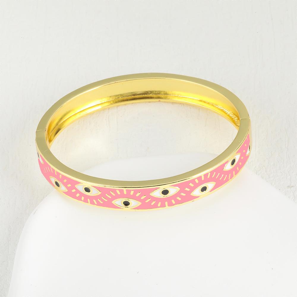 Simple Hip-hop Jewelry Dripping Oil Devil's Eye Exaggerated Bracelet