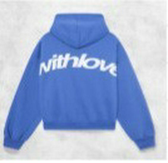 Retro American Hip Hop Letter Print Hoodie Sweatshirt
