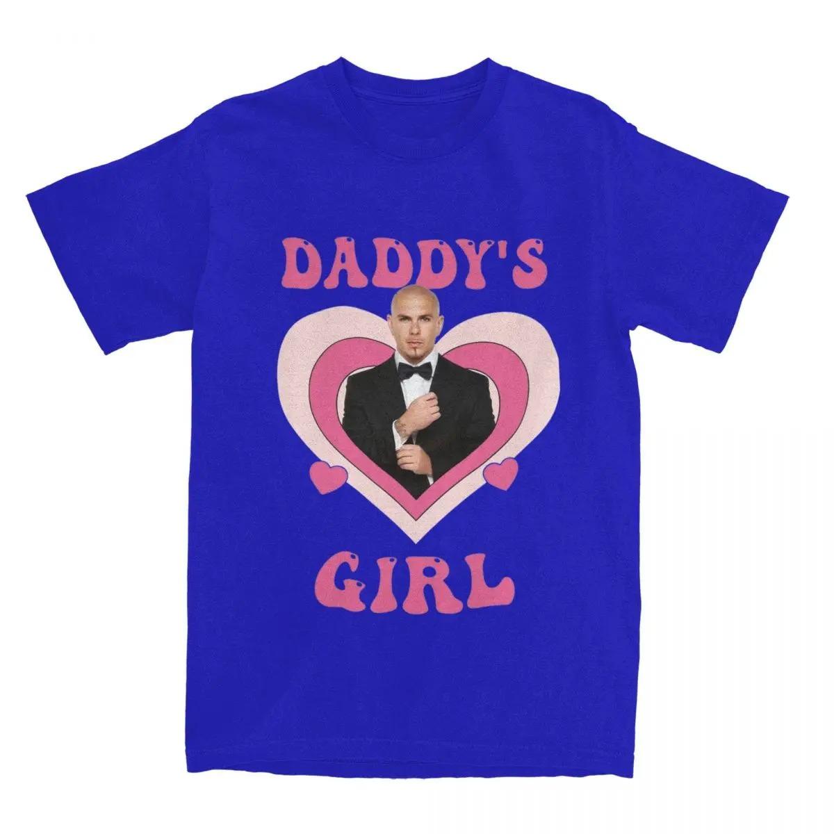 ZheXiong TEE Daddys Girl Pitbull Mr Worldwide T-shirt Zomer Zanger Roze Hart T-shirts Puur Katoen T-shirt Oversized hoge kwaliteit zacht t-shirt M