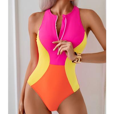 2025 Costume de baie sexy dintr-o bucată Costume de baie închise pentru femei Sport surfing pentru îmbrăcăminte de înot Costume de baie pentru corp Îmbrăcăminte de plajă pentru baie la piscină