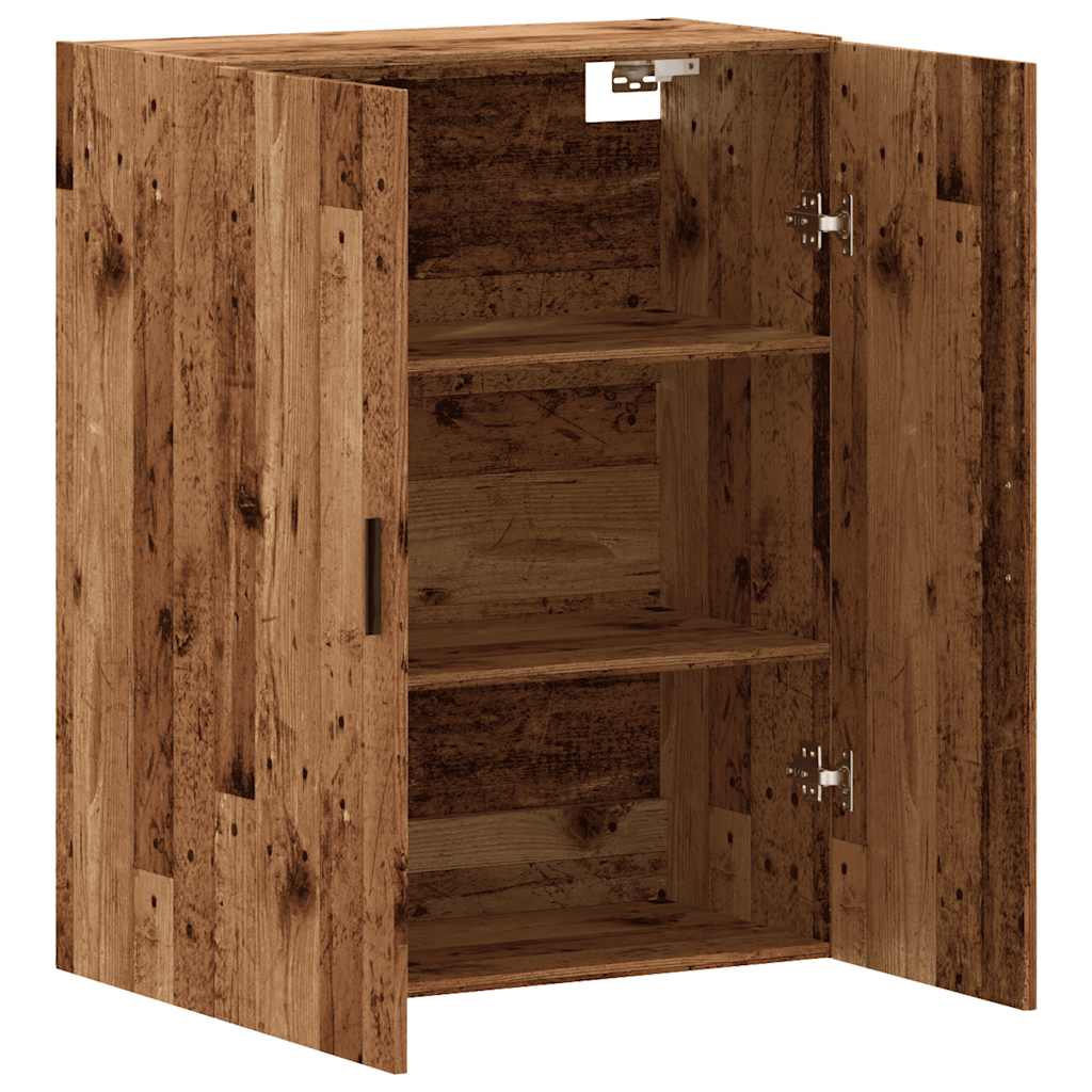 Vidaxl Wall Cabinet, Old Wood, 69.5X34X90 Cm