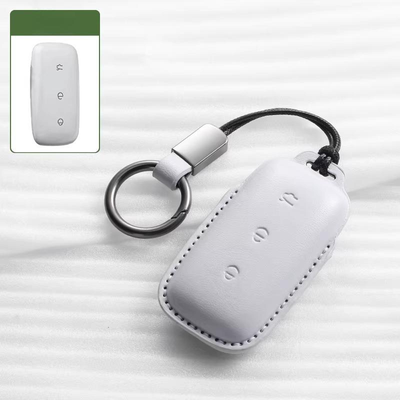For Geely Galaxy E5 L7 L6 E8 Starship 7 A7 Full Coverage Key Fob Cover Protective Case with Keychain Electric Car Key Fob Cover