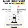EARMOR Tactical Noise-Canceling Earmuff M32 SE Hunting Electronic Hearing Protection Headset with PTT&Helmet ARC Bracket