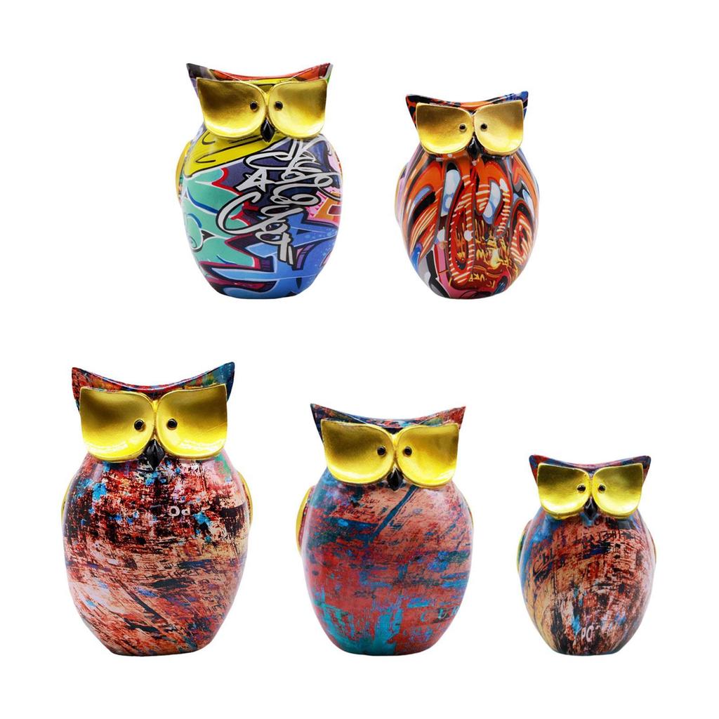 Elegant Owl Sculpture for Home Decoration Gift Bird Admirers