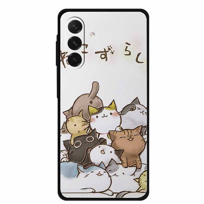 For Samsung Galaxy A56 5G Case 3D Relief Silicone Emboss Soft Protective Covers for Galaxy A26 / A36 / A56 Phone Back Cases A 56