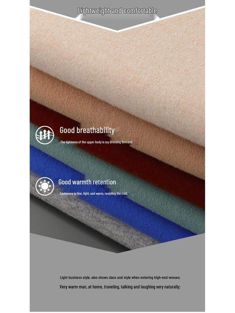 Men's Trendy Wool Round Neck Sweater: Autumn/Winter Collection, Long Sleeve Pullover for Casual Wear