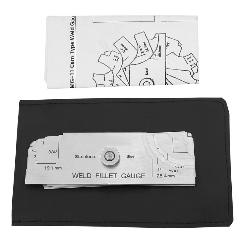 Fillet Weld Gauge Welding Gauge Gage Test Ulnar Welder Inspection Gauge Both Inch And Metric Welding Gauge Fillet Weld Set