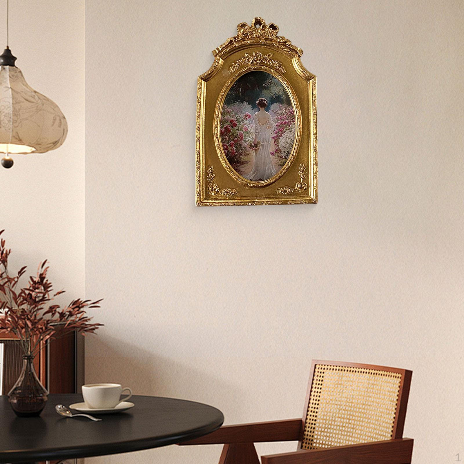 

Богато украшенная фоторамка из смолы, фото, европейский дизайн, элегантный держатель для дисплея, подвесная или