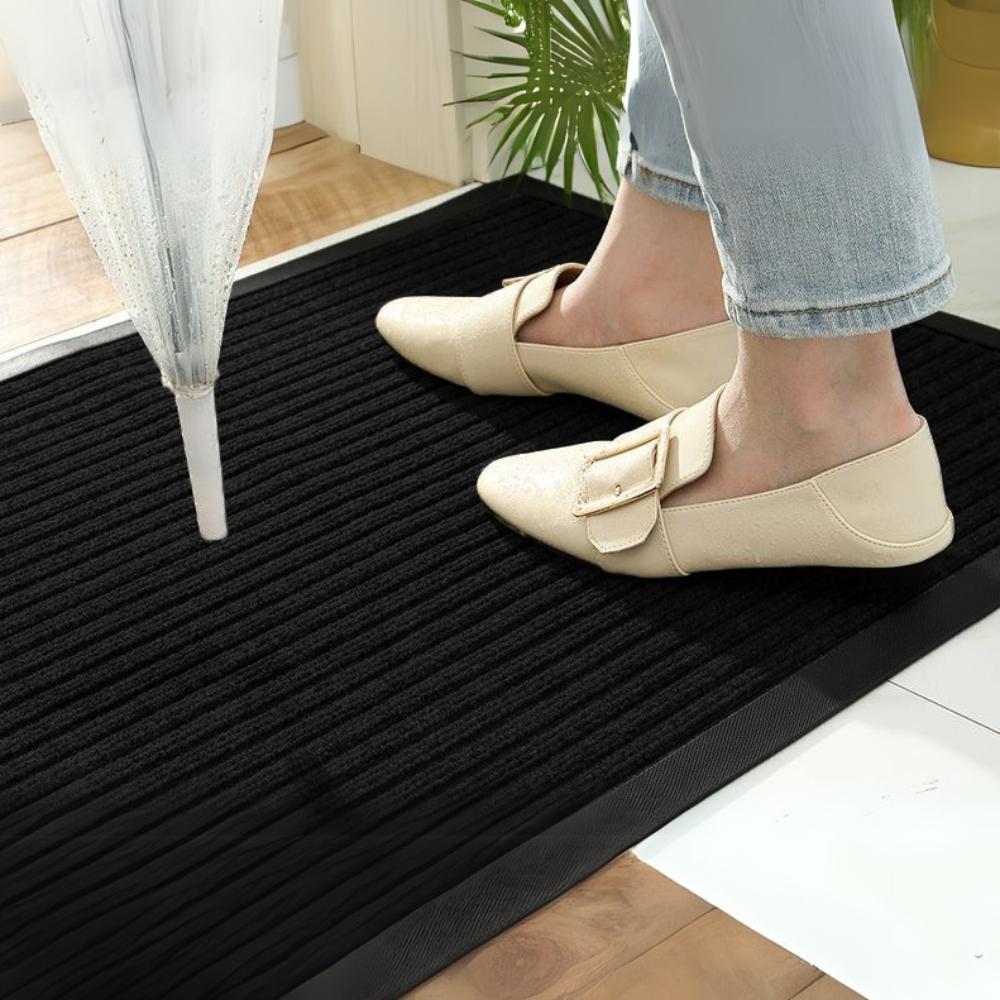 Entrance door mat, black, outdoor, 120 x 180cm