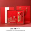 Chinese Style Leather Business Notebook with Color Pages - Custom National Tide Diary