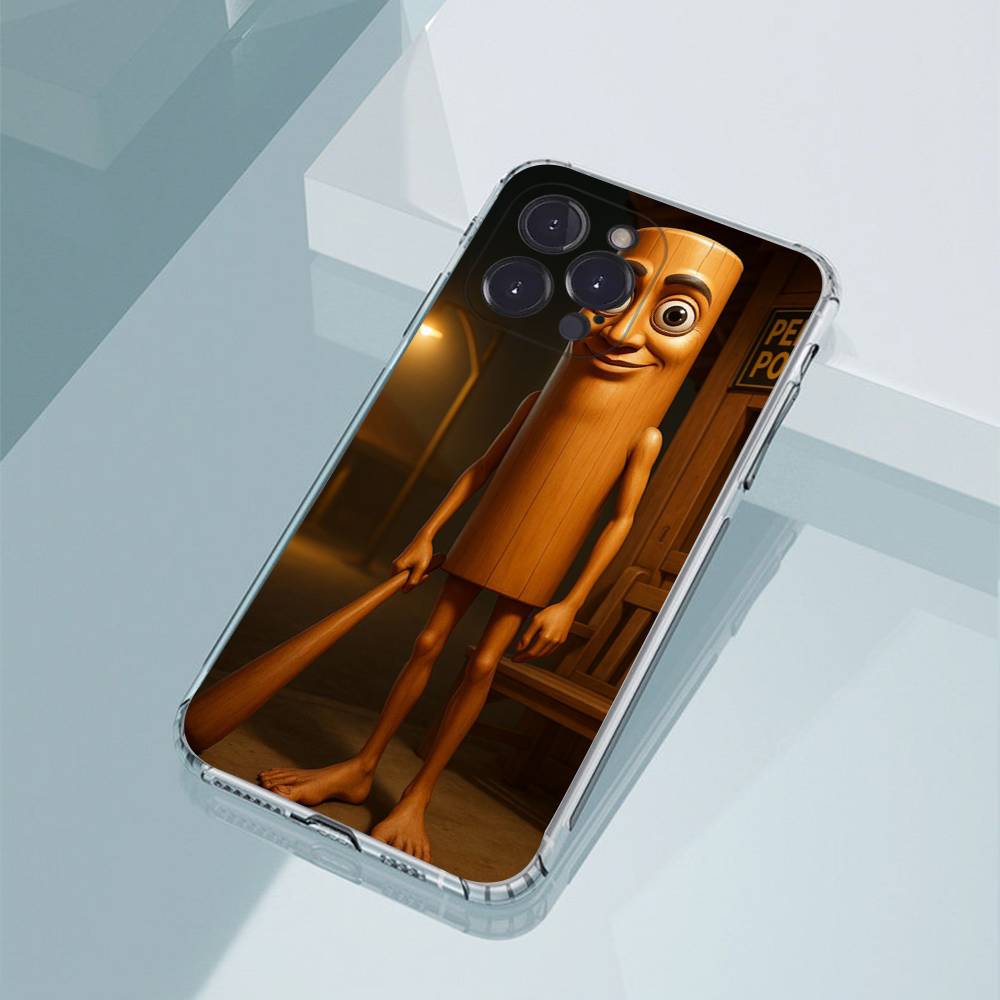 Tung Tung Tung Sahur Phone Case For iPhone17,16,15,14,13,12,11,Pro,Xs,Max,Mini,Plus Antislip Shockproof Hard