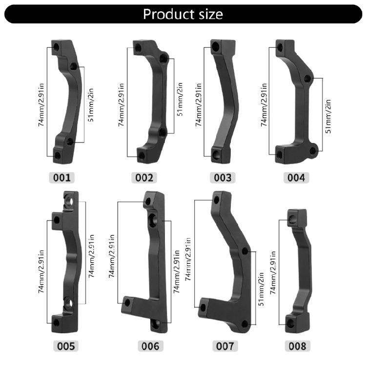 Premiums Aluminum Alloys Disc Brake Conversion Mount Reliability Adapter for Enhancing Cycling Safety