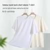 Men's Quick-Dry Ice Silk Round Neck T-Shirt - Solid Color Summer Edition