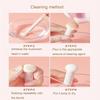 2er Set Weiche Pilzkopf Foundation Pinsel - Multifunktional, Concealer Pinsel Set, Schwammkopf, Tragbare Make-up Pinsel