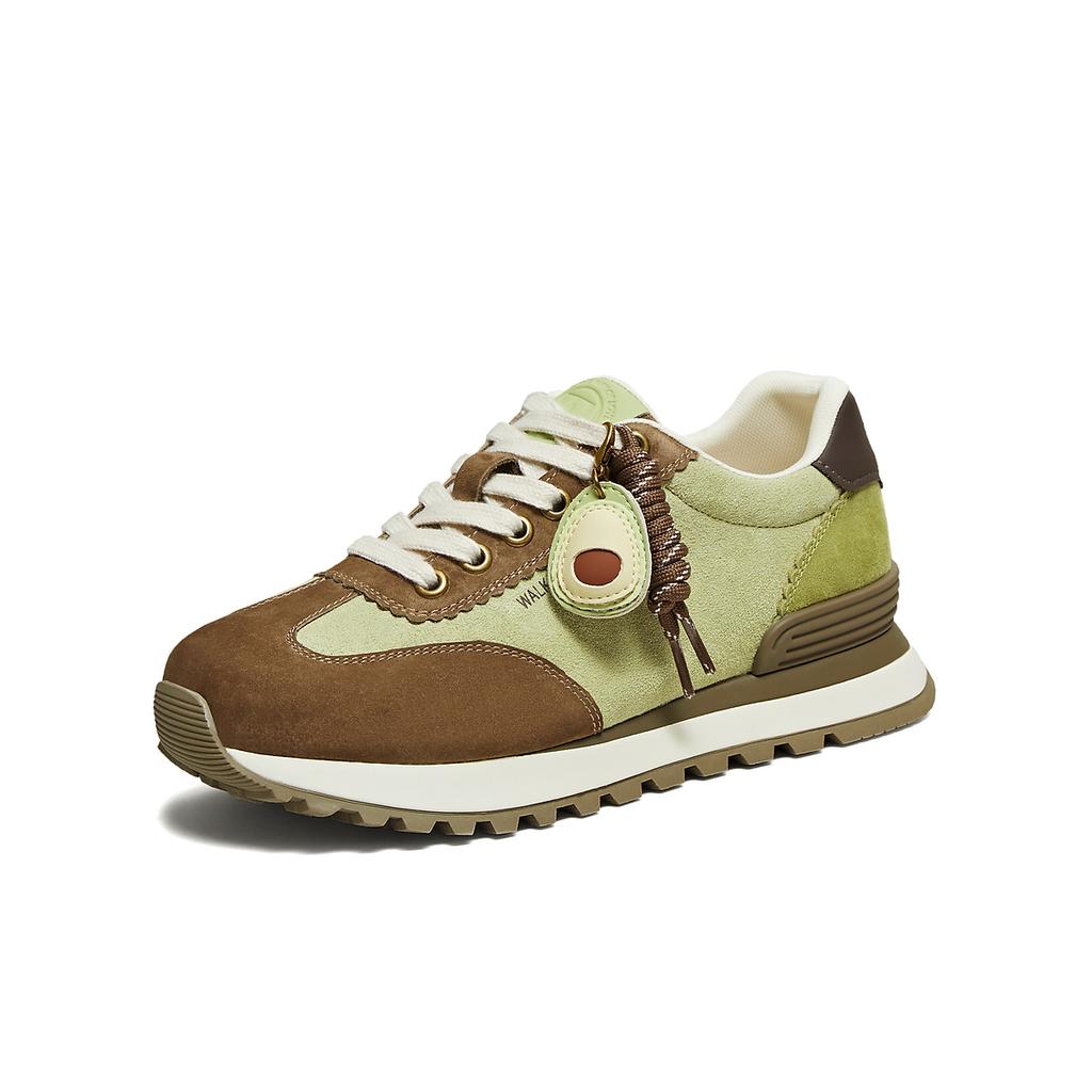 TATA/He She 2026 Spring Thick Soled Forrest Gump Shoes Women's Breathable Casual Sports Shoes