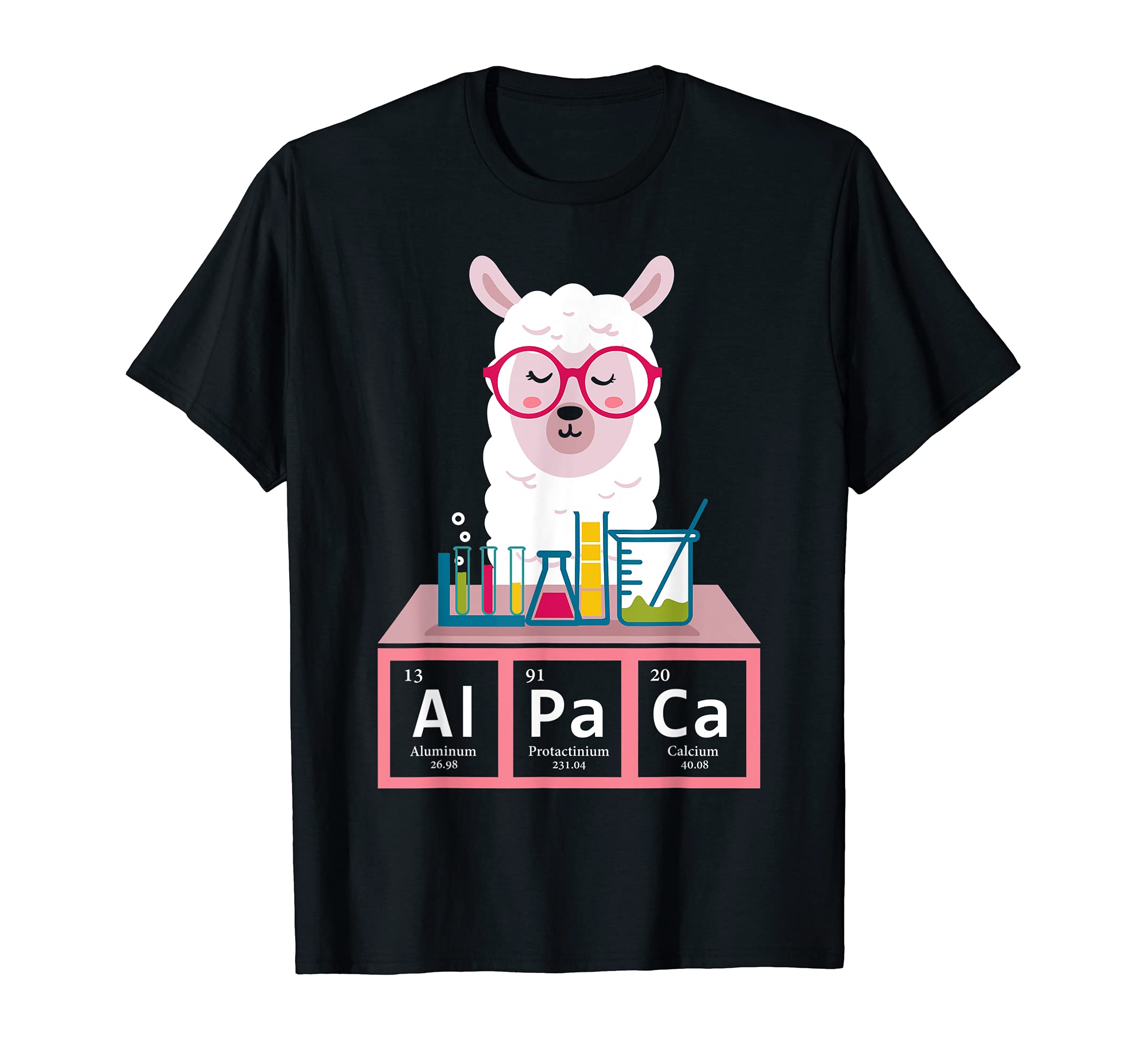 

Llama Schmie Design Alpaka-Periodenssystem-T-Stück, Дизайн, Футболка