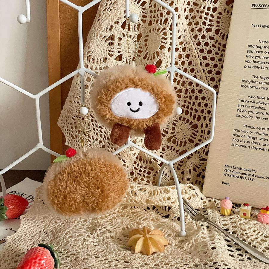 

Милая плюшевая серия «Торт», десертная кукла, плюшевые игрушки, кукла «Швейцарский рулет», подвеска для подарочного пакета на день рождения Height approx. 8cm