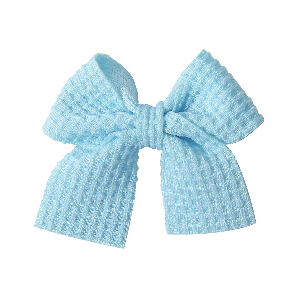 Popular Handmade Fabric Bow Hair Clips for Girls - Macaron Duckbill Style
