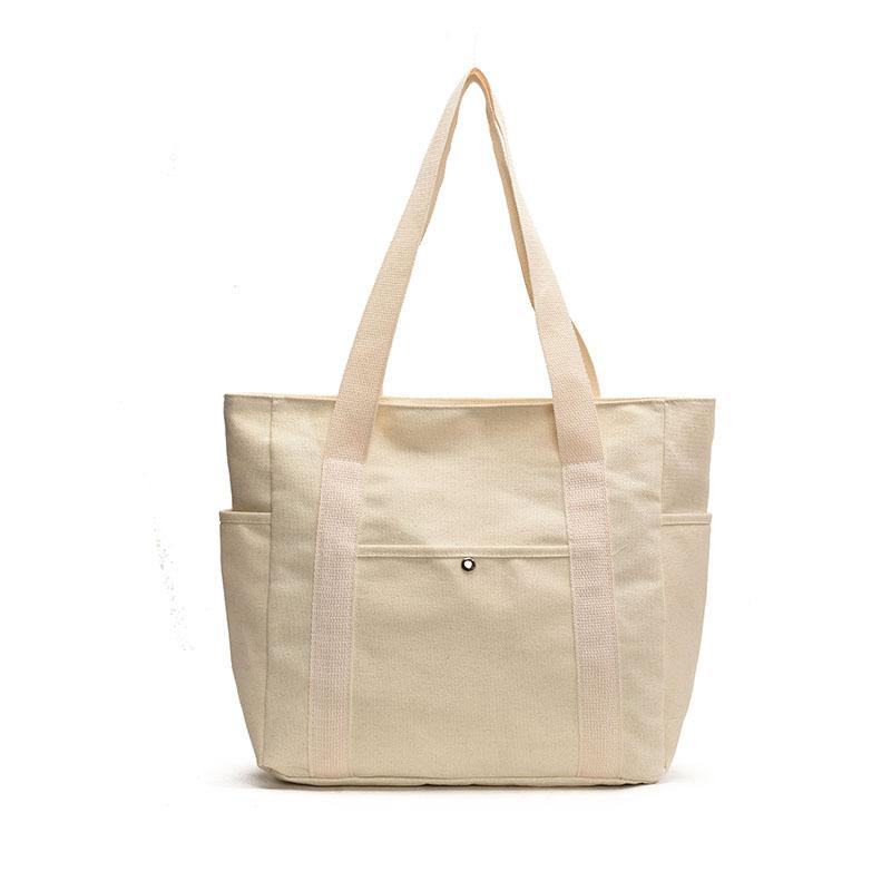 Large Capacity Canvas Tote Canvas Bag, High Value and Versatile Student Shoulder Bag When Going To Work