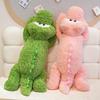 Soft Green Pink Dinosaur Animal Stuffed Plush Toy Doll Cute Crocodile Gift Girl Dolls Sleep Pillow Soft Room Decor Toy for Kid