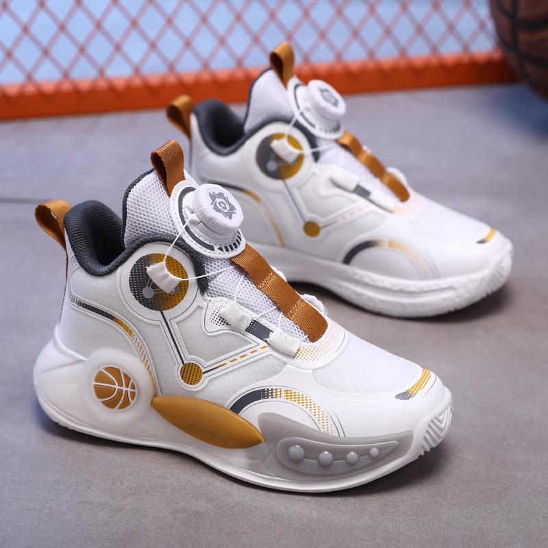 Boys' Shoes Sports Children's Wear-resistant Anti Slip Basketball Middle High School Students Running