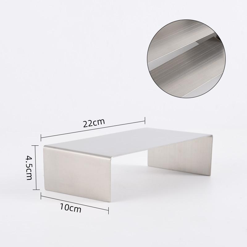 Metal Shoe Handbag Display Riser Stand Stainless Steel Shoe Bag Riser Holder Jewelry Display Riser Shelf Showcase Fixtures