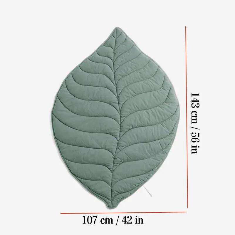 

Large Leaf Dog Bed Soft Thicken Pet Sleeping Mat Non-slip Oversize Pet Kennel Washable Cats Dogs Sofa Sleeping Mat Pet Supplies