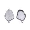 Vintage Metal Bezel Frames Resin Art Bezel Connectors For Photo Craft