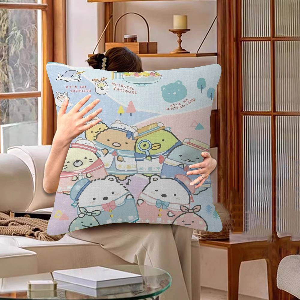 Japan Anime Sumikko Gurashi Pillow Cover Design Cushion Cover Decor Holiday Decorati