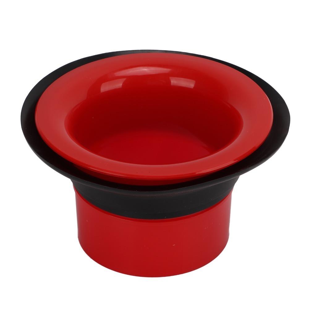Red And Black Bass Drum Enhancer ABS + Rubber Drum Amplifier Accessory Bass Drum Enhancement