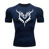 Men's Gym Workout Fitness Summer Compression Shirts Comfortable Quick-Drying Rash Guard Fashion Short Sleeve Athletic Tshirt Tees Tops