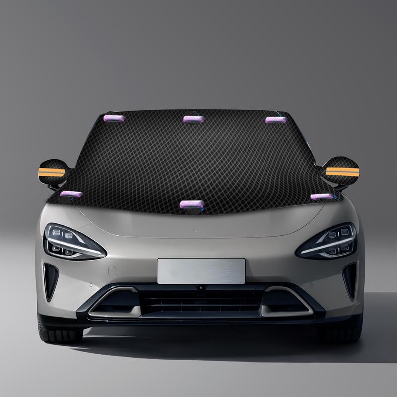 Car Frost Windshield Cover Magnetic Oxford Windshield Frost Cover Waterproof Vehicle Snow Guard Protection Snow Ice Sun Antifree